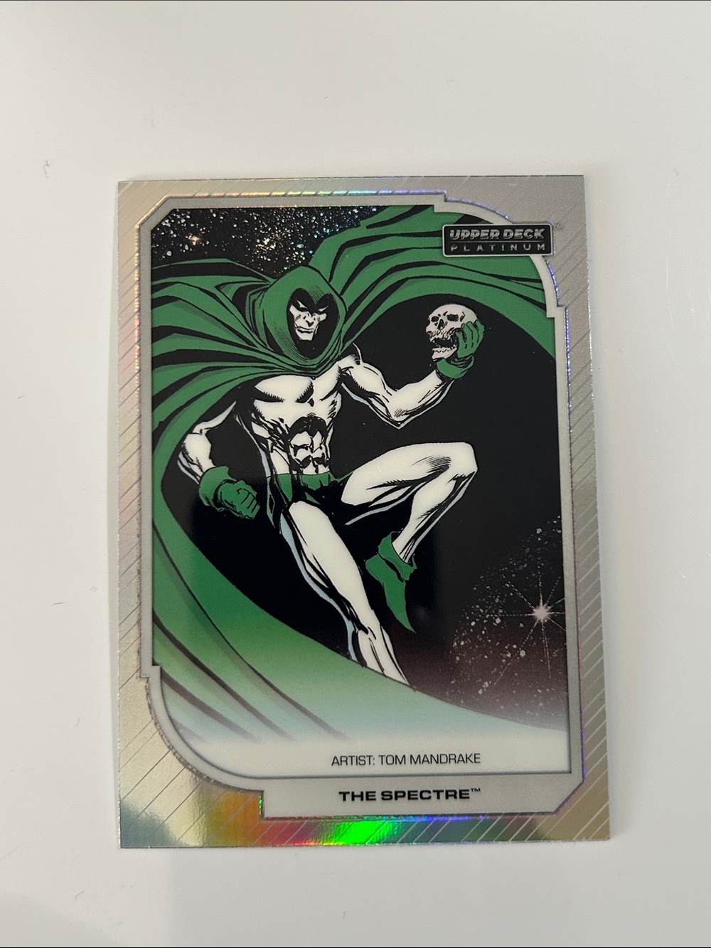Upper Deck Platinum DC The Spectre Rainbow insert card #37 Jim Corrigan